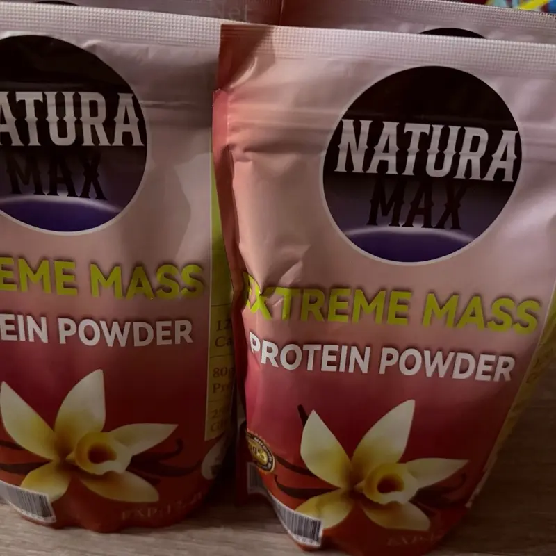 Natura Max Protein Powder Extreme Mass Vanilla Flavor 500g High Protein ...