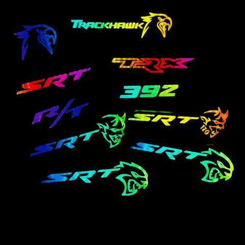 RGB LED Grille Badge Decoration – SRT, Hellcat, Redeye, Trackhawk, Daytona, TRX, R/T (Fits Dodge Charger, Challenger, Durango, Grand Cherokee, Jeep, Ram)