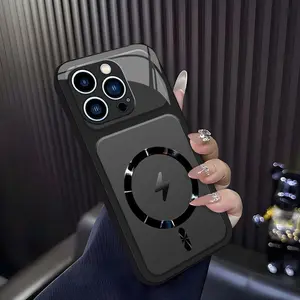 Lightning Bolt Design Gloss MagSafe Compatible Shockproof Protective Cover with Precision Magnet Ring for [iPhone 13 Pro Max] 952