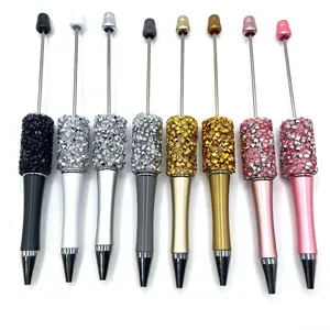 Rhinestone Bling Beadable Pens - 4pcs | Beaded Pens | Rhinestone Pens