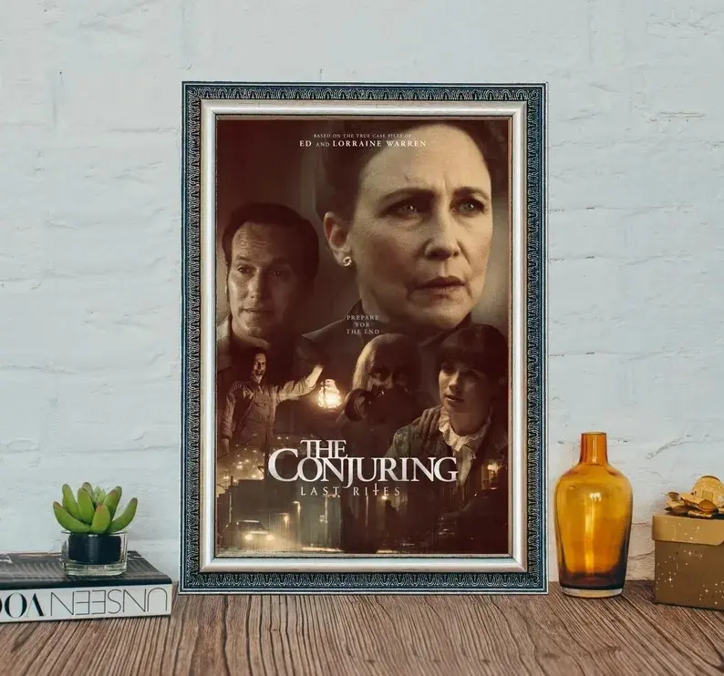 The Conjuring Last Rites Movie Poster, Vintage Art Print, Home Decor, Gift for Fans