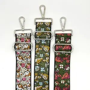 Floral Adjustable Purse, Guitar, Camera Strap