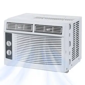 5000 BTU Window Air Conditioner with 7-Speed Mechanical Controls, Quiet Energy Efficient Room AC Unit for Small Spaces up to 150 Sq.Ft, 115V, White