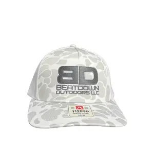 BeatDown Hat Gray/White Camo