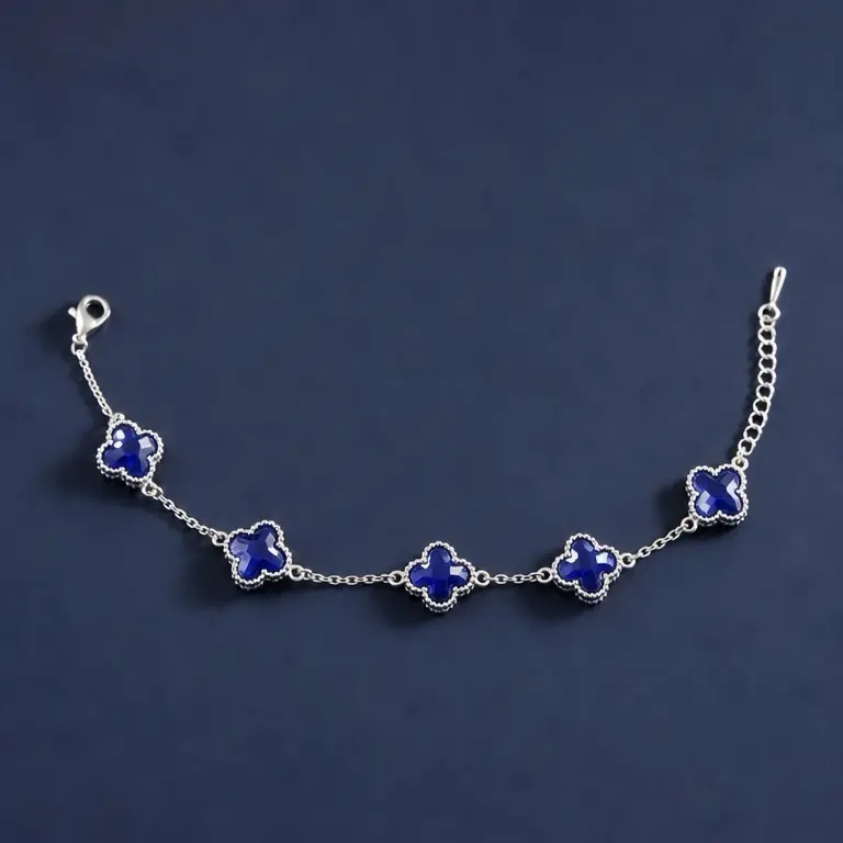 Blue clover (Silver)