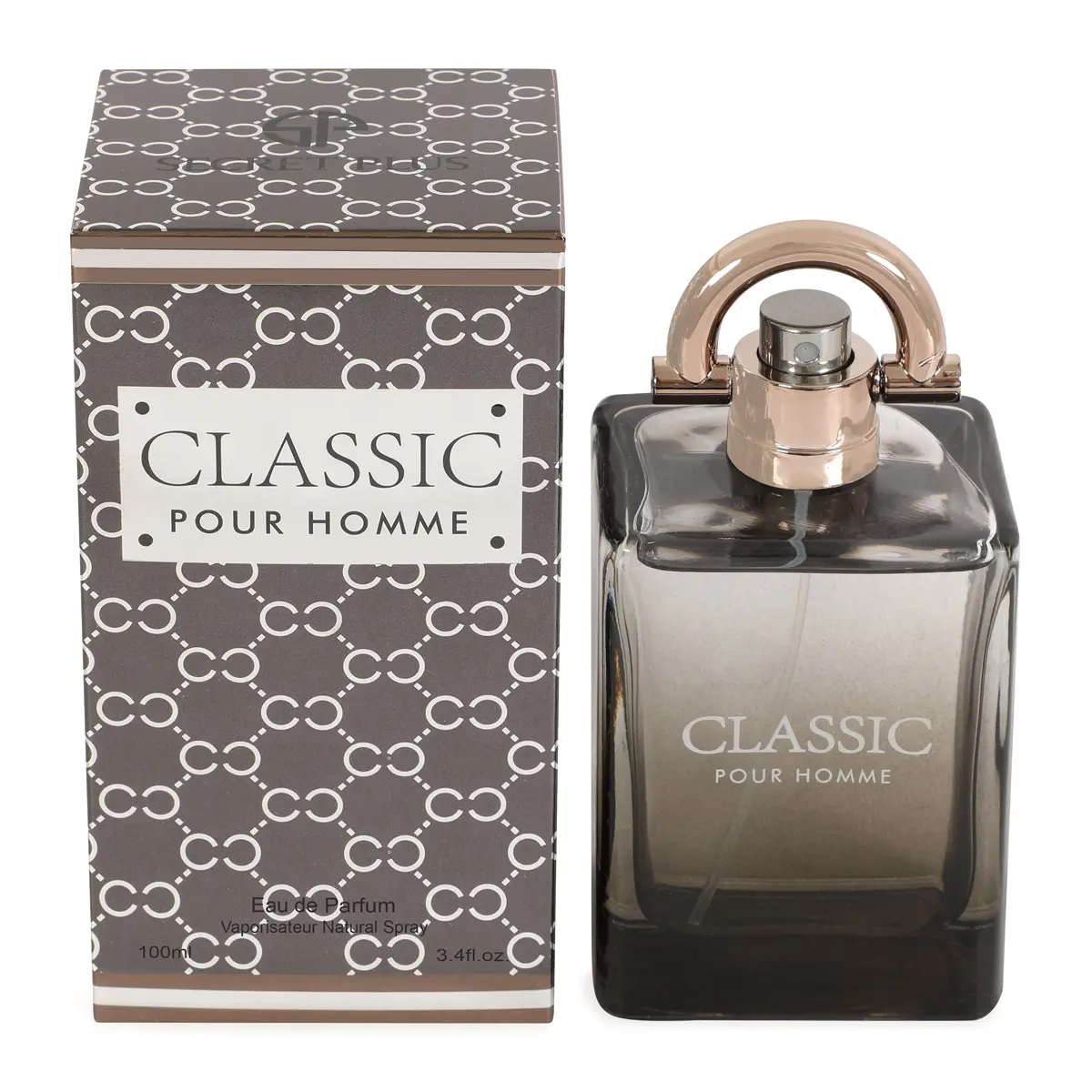 Classic Pour Homme Spray Perfume Eau de Parfum for Men - 100ML/3.4FL.OZ.