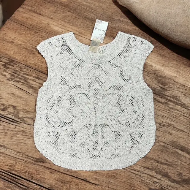 Crochet Sleeveless Sweater
