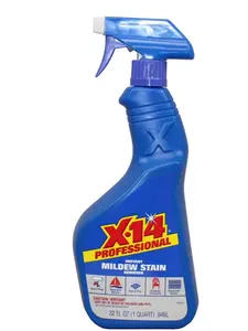 X-14 Professional Instant Mildew Stain Remover, [Non-Aerosol Trigger], 32 OZ