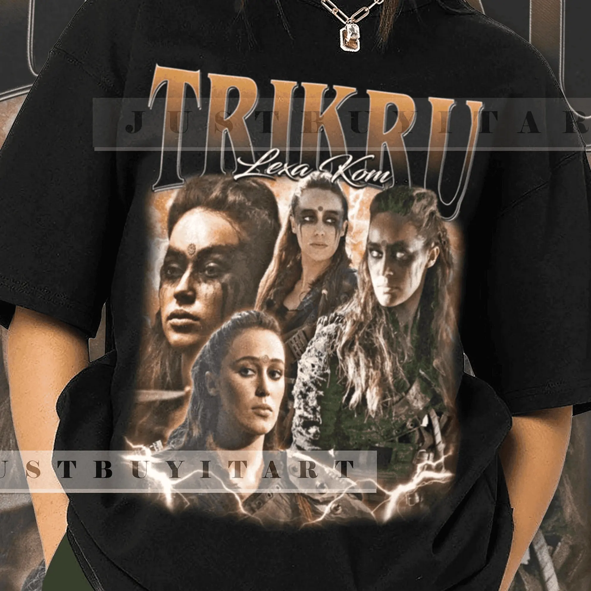 Limited Trikru Lexa Kom Shirt Gift Movie Trikru Lexa Kom T-Shirt Bootleg Trikru Lexa Kom Homage Retro Unisex Graphic Tee Fm847, T-Shirt For Men, Unisex Cotton Tee