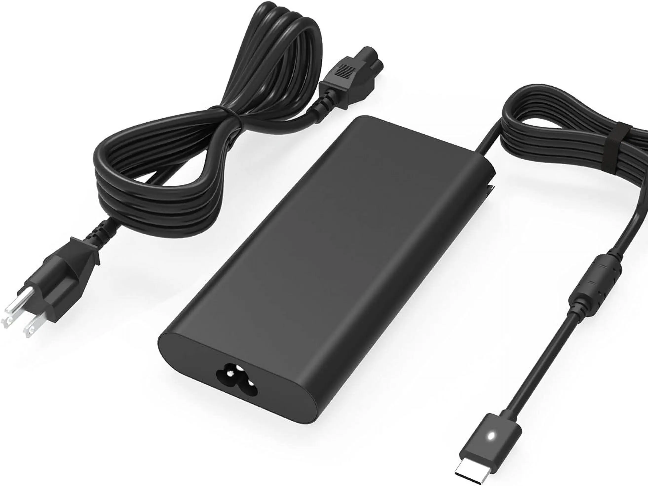 Replacement Dell USB C Charger, 130W 20V 6.5A USB C Type C AC Adapter for Dell XPS 15 17 2 in 1 9575 9500 Precision 5530 2 in 1 5550 5750 Latitude 7410 7310 7210 Power Cord 20V 6.5A, Black