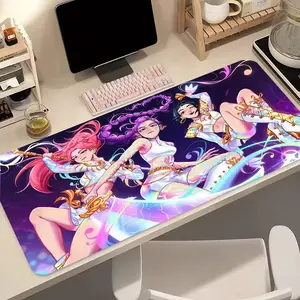 KPop D-Demon H-Hunters Mouse Pad Non-slip Gaming Mousepad Desk Accessories Large Gamer Keyboard Desk Mat Office Rubber Mausepad