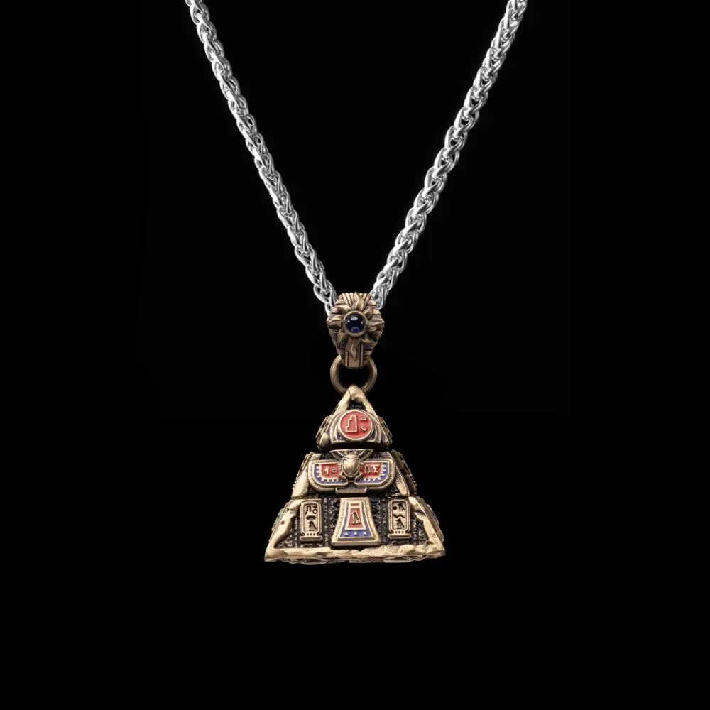 With Titanium Steel Chain Necklace