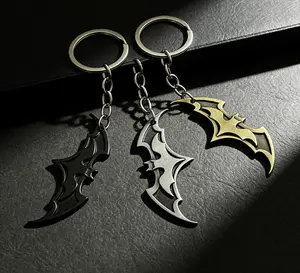 Bat Wing Design Keychain, Creative Alloy Keychain for Men & Women, Trendy Fashion Accessory for Daily Use, Exquisite Keychain for Birthday Gift & Bag Decor