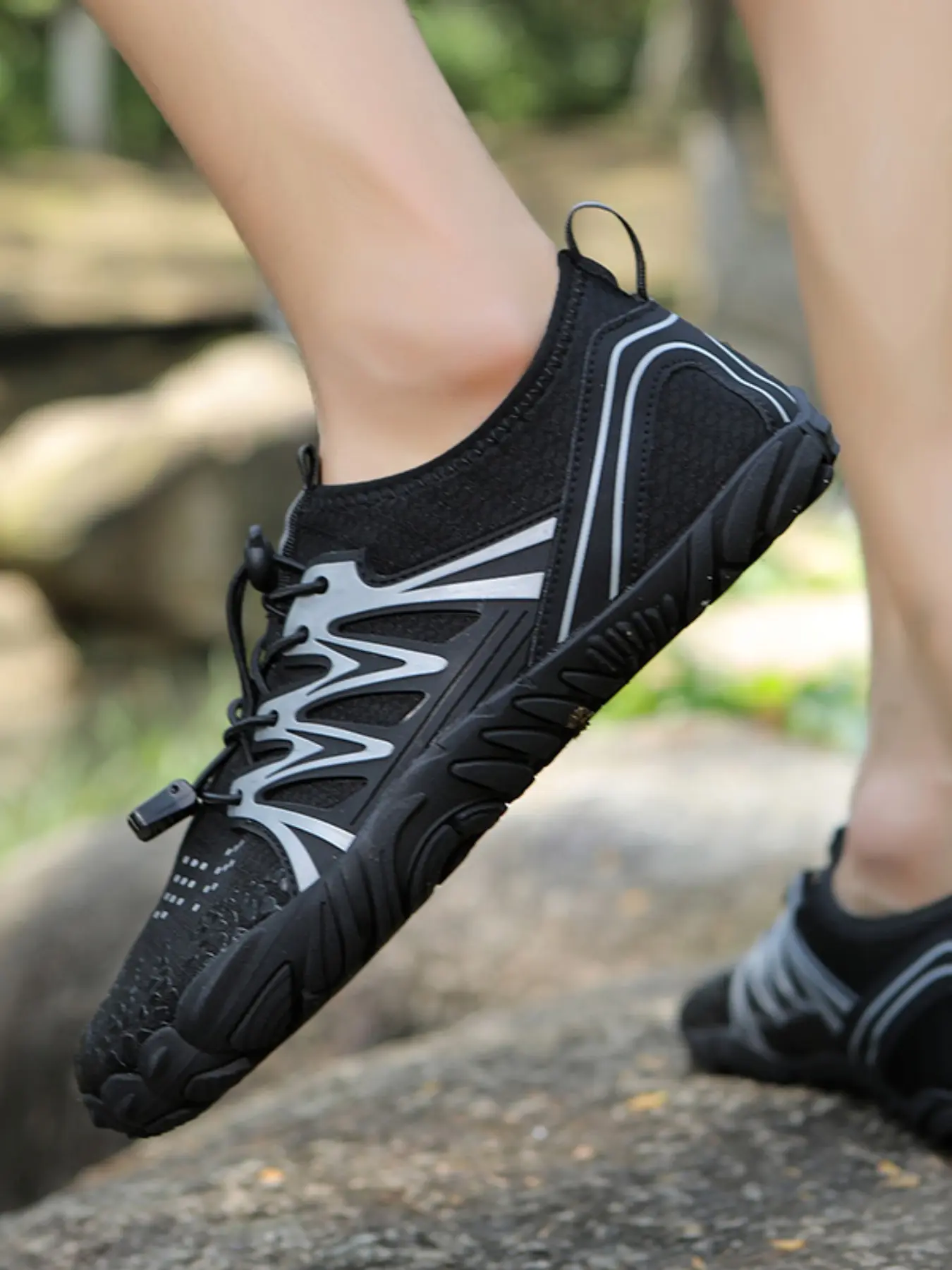 Women's Anti-Slip Water Shoes, Wading Shoes, Quick-Dry Sporty River Trekking Boots, Breathable Mesh Fabric, Ideal for Fishing, Swimming, Beach, Lightweight Swim Shoes, Water Footwear, Water Aqua Shoes, Hiking Water Shoes