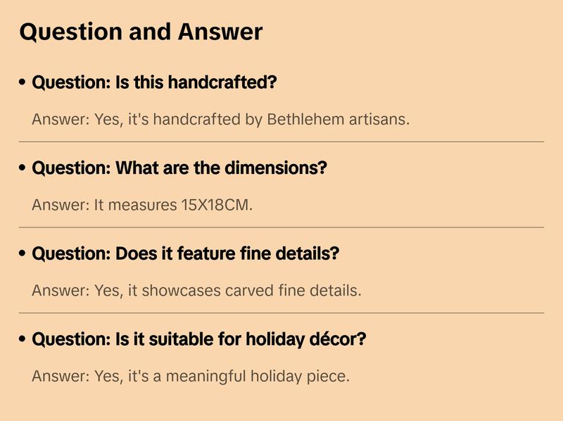 Olive Wood Nativity Scene_ Holy Family Decor Religious