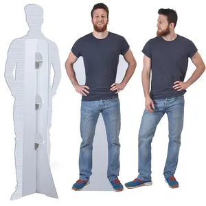 Custom Life Size Cardboard Cutout | Personalized High Resolution Stand Up | Upload Your Own Photo-Gift, Birthday Party Decoration, Event Decoration, Christmas Decoration.Photo Prop, Perfect For Wedding, Graduation Season, Etc 1-8 Ft