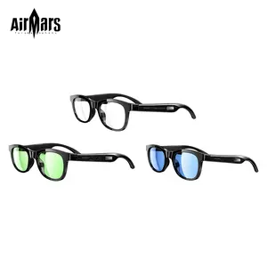 F09 AI Smart Audio Glasses with Open-Ear Bluetooth 5.4, Built-in Microphone Voice Pickup, Polarized UV400 & Auto-Dimming Lenses, Hands-Free Calls & HiFi Music, Waterproof Lightweight Smart Eyewear for Driving, Cycling & Outdoor Sports
