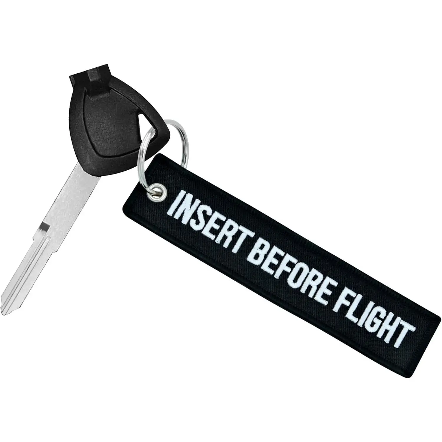 Premium Motorcycle Keychain - Durable Embroidered Key Tag for Riders of Cars, ATV, Dirt Bikes, Scooter & More