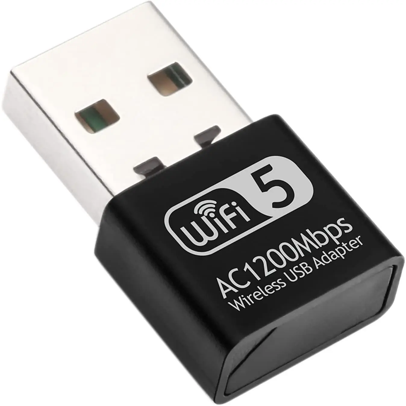 USB WiFi Adapter for PC, AC1300M USB WiFi Dongle 802.11ac Wireless Network Adapter with Dual Band 2.4GHz/5Ghz for Desktop Laptop Support Windows 10/8/7/XP, MAC OS, Linux etc