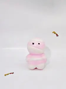 MHM Squishy Wind Bread Buddy Stress Relief Toy — Sticky, Moist, Soft, Slow-Bouncing Food Sensory Tool for Tactile Relaxation