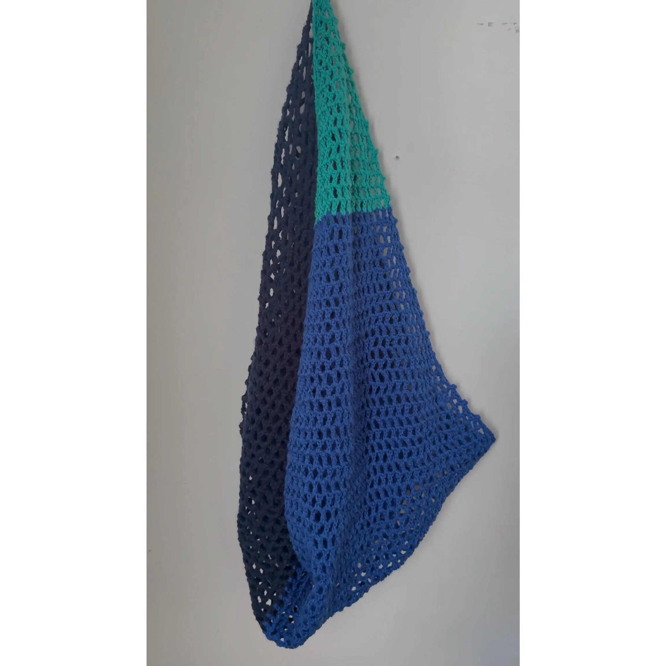 💚 Tidal Wave Crochet Wall Organizer Hammock
