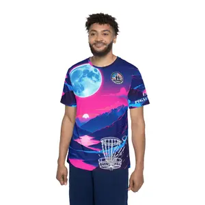 Bright Moon Men's Disc Golf Jersey