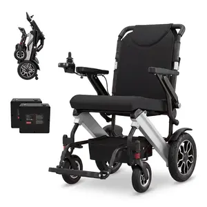 【Zygenair】YL002 Zygenair Electric Wheelchair with Dual Lithium Batteries, 30 Miles Long Range Electric Wheelchairs for Adults, Foldable Power Motorized Wheelchair with 500W Motors, Support 350Lbs