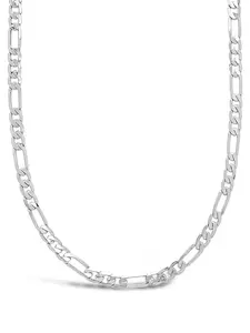Sterling Silver Figaro Chain Necklace