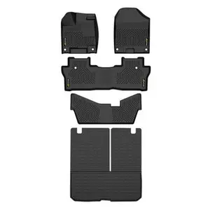 TPE Floor Mats Cargo Liner Backrest Mat Fit For 16-22 Honda Pilot All Weather