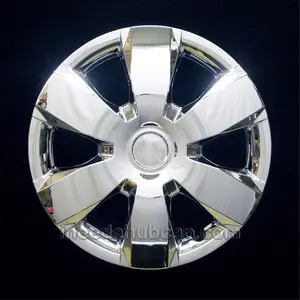 212 MAIN 14 in. Silver Hubcaps Wheel Covers - Chrome, Cost-Effective Alternative, Quick Replace, Snap-On Fit, Bolt-On Installation for Boating, Outdoor Water Sports