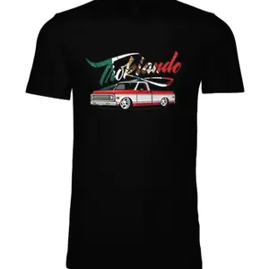 Trokiando C10 Shirt - Classic Truck Graphic Tee with Iconic Design for Automotive Enthusiasts, Comfortable Fit, Short Sleeve, Black Color - Menswear
