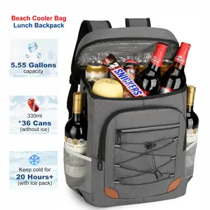 Backpack Cooler Insulated Leak Proof, Lightweight Soft Sided Cooler Backpack for Men Women, Waterproof Beach Cooler Bag Lunch Backpack for Camping Hiking Picnic Fishing Travel Outdoor