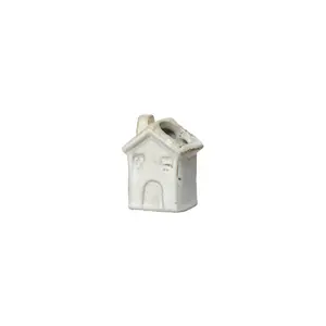 Stoneware House Shaped Toothpick Holder