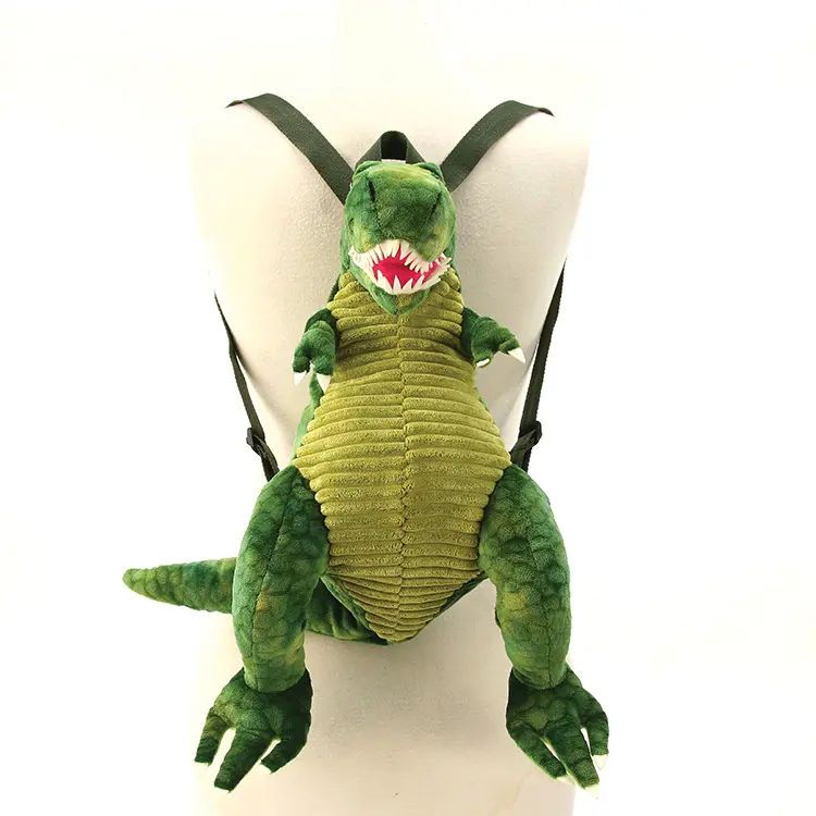 T-Rex Dinosaur Furry Backpack Animals Cute