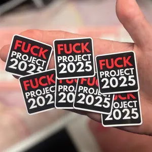F*ck Project 2025 Sticker Pack – Glossy (25–50 pc)