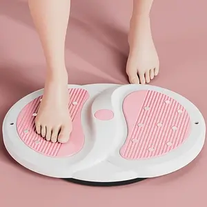 771LB Load 3D Waist Twisting Board with Non-Slip Base & Acupoint Massage - Heavy-Duty ABS Material, Ultra Quiet 10dB Operation, 30dB & 70dB Adjustable Volume, Home Fitness Equipment, Home Workout Equipment