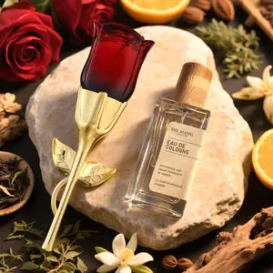 2PCS Luxurious Ladies' Romantic Perfume, Elegant Rose Perfume, Long-lasting Women's Perfume, Fresh And Natural Rose Scent Combined With Fresh Tea Aroma, Feel Taste Of Nature, Show Sexy Charm Of Women,Daily Use Women's Perfume.