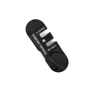 4-In-1 Portable Tapered Knife Sharpener, Multi-Functional Tungsten Steel Sharpening Tool for Kitchen & Outdoor Use, Handy Mini Sharpening Rod