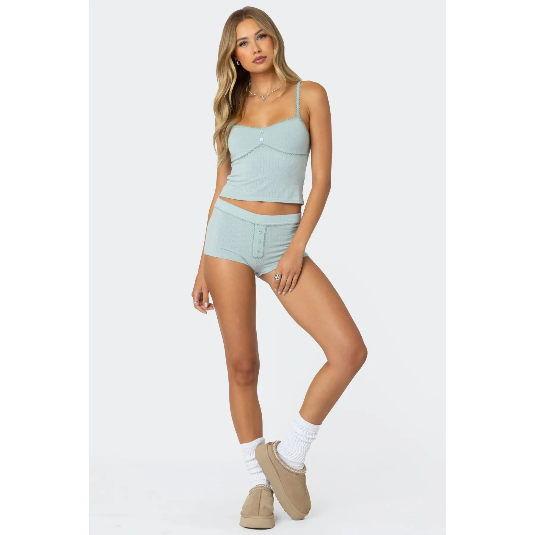Maelle Pointelle Micro Shorts Maelle Pointelle Micro Shorts