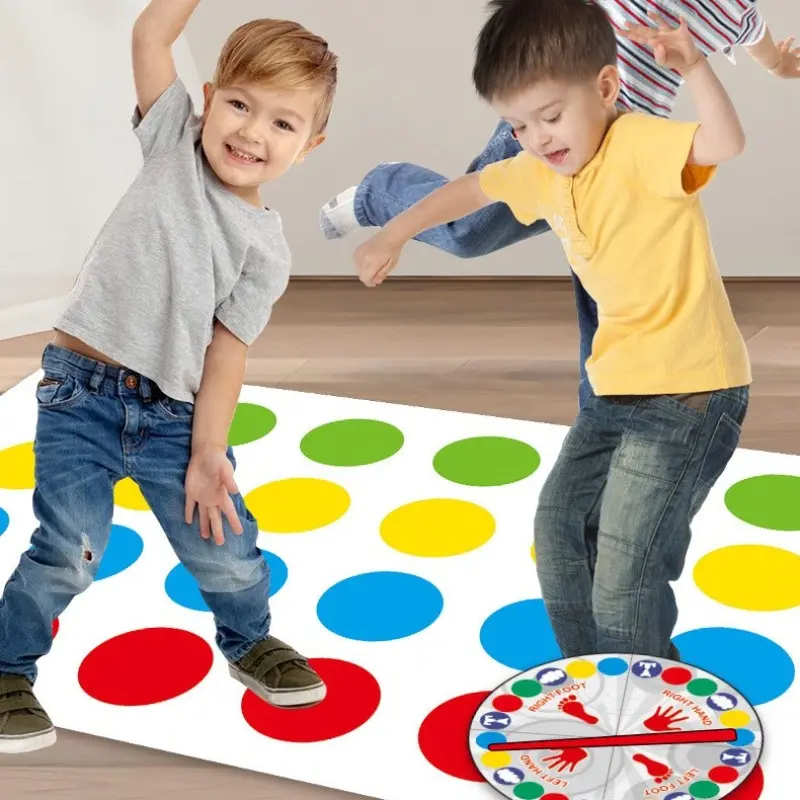 Outdoor Fun Party Board Game Indoor Toy Family Interactive Twister Adult Exercise Home Friends Gathering Board Games for Family Night Toy Halloween Thanksgiving Christmas Gift