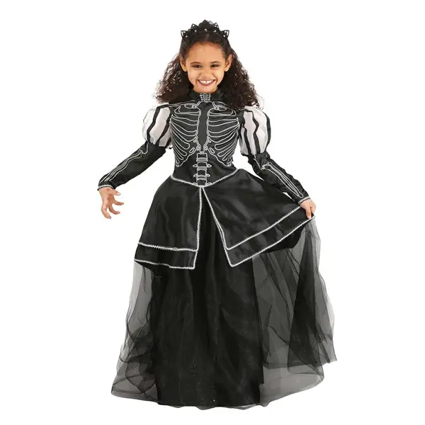 Kid's Skeleton Princess Costume