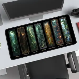 Throne of Glass Fantasy Cities Desk Mat Sarah J Maas Book Lover Mouse Pad