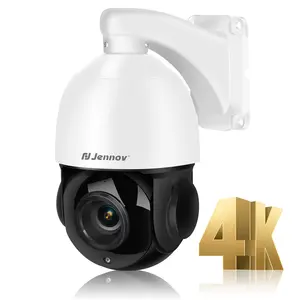 4K 8MP Outdoor PTZ IP POE Camera with Pan Tilt 20X Optical Zoom & Human Detection, Speed Dome Security Camera with 320ft IR Night Vision, Auto Tracking, Hikvision Onvif Compatible Digital Audio camera security cameras for home camaras de seguridad