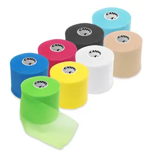 Cannon Sports Pre-Wrap 8 Pack Multicolor Breathable and Comfortable Foam Tape for Sports, Support, or Medical Use