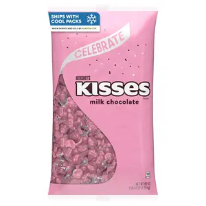 KISSES Milk Chocolate Candy Bulk Bag, 60 oz