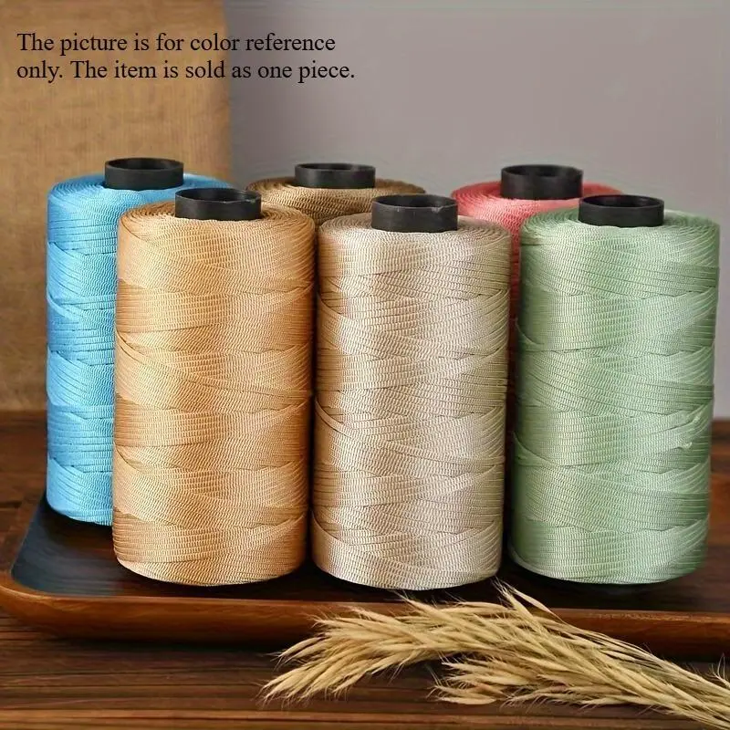 250g Of flat belt Thread, Light polyester Flat Band Yarn, Hollow Yarn, Hand-knitted Hook, DIY Summer Cool Sun Hat, Cushion, Slippers, Grass Shoes Yarn 100% polyester Polyester Embroidery Thread