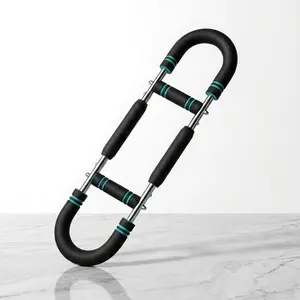 Heavy-Duty Steel Power Twister Exercise Equipment - Adjustable Resistance, U-Shaped Arm, Chest and Arm Trainer, Multi-Function Home Workout Gear for Upper Body Strength Training