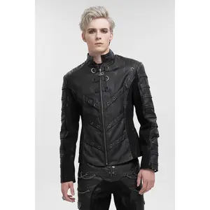 Death Tech Hand-Painted Moto Jacket