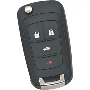 1 Keyless Entry Remote Control 4 Button Fob Flip Out Key Blade Replacement Fits: Buick Allure Encore Lacrosse Regal Chevy Camaro Cruze Equinox Impala Malibu GMC Terrain 2010-2020 OHT01060512 13504200