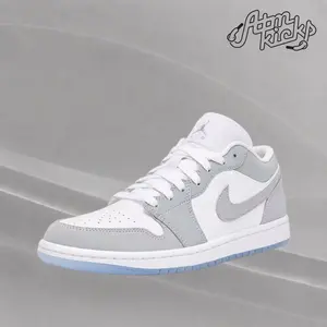 Jordan 1 Low Wolf Grey (Women's) DC0774-105 Authentic Shoes Footwear Sneaker Trainer Comfortable Walking Fashion Trending Gift
